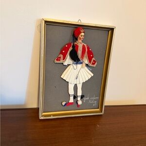 Framed Greek Costume Art